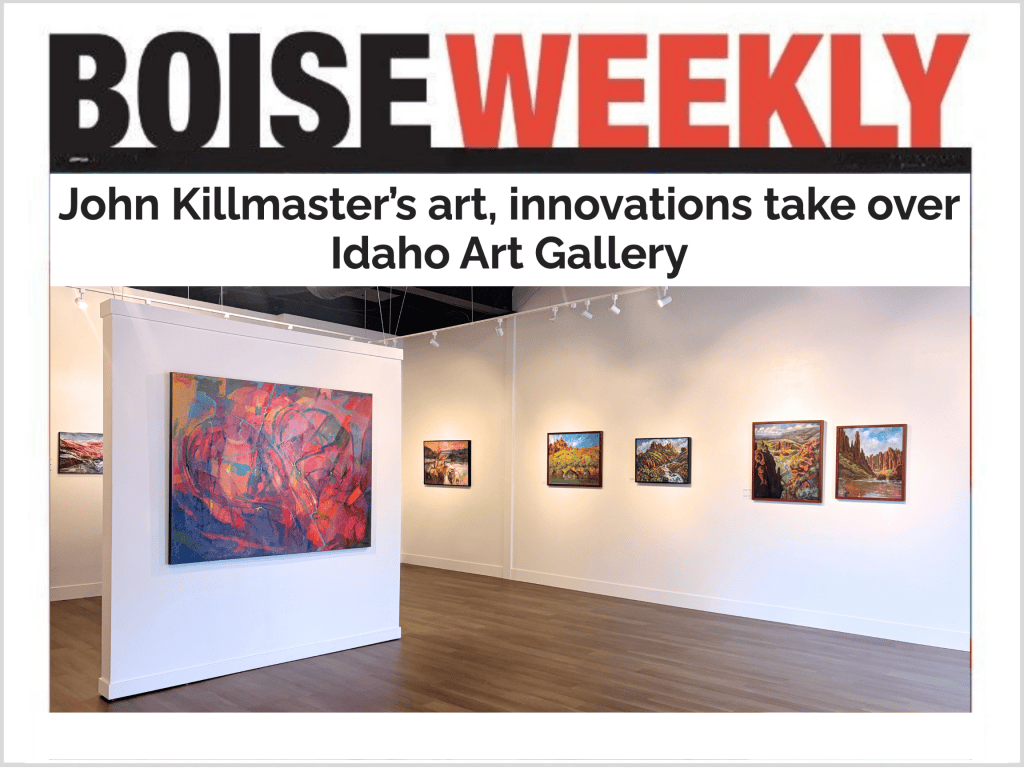 news article about a local idaho artist